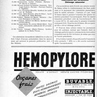 2005 - Page 1954-LXIV - A travers l’officiel. Ligue médicale de défense professionnelle, " Le Sou Médical " / Correspondance. Assurances sociales. Prestations Maternité Insuffisance des versements Chômage saisonnier