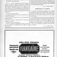 2019 - Page 1968-X - A travers l’officiel. Assistance médicale gratuite / Enseignement de la médecine