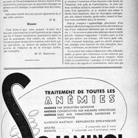 2044 - Page XXXIX-1993 - Correspondance. Application des tarifs d'honoraires. Accidents du travail. Les 6 francs forfaitaires journaliers pour accidents hospitaliers / Réduction de fracture de l’humérus. Transport du blessé et aide à l’opération