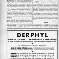 2049 - Page 1998-XLIV - Correspondance. Application des tarifs d'honoraires. Accidents du travail. Consultation entre confrères » quand il s'agit d’une radiographie / Injections intra-veineuses