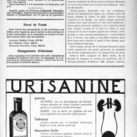 2056 - Page VII-2005 - Renseignements / Dernières nouvelles. Bourses familiales du Corps médical