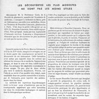 2062 - Page 2011 - Propos du jour. Les découvertes les plus modestes ne sont pas les moins utiles [J. Noir]