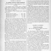 2071 - Page 2020 - Partie scientifique. L’actualité scientifique. Les Sociétés Savantes. Paris. Académie de médecine. La condition actuelle des enfants abandonnés, (6-6-1939) / Goudronnage des routes et cancers primitifs du poumon, (6-6-1939) / Académie de chirurgie. Tumeurs de la parotide, (22-3-1939)