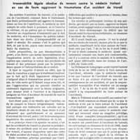 2078 - Page 2027 - Partie professionnelle. Bulletin de l’Actualité. Responsabilité professionnelle et accidents du travail. Irrecevabilité légale absolue du recours contre le médecin traitant en cas de faute aggravant le traumatisme d'un accident de travail