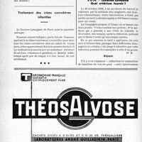 2085 - Page 2034-XXXVI - A travers l’officiel. Ligue médicale de défense professionnelle, « Le Sou Médical » / Traitement des crises convulsives infantiles / Correspondance. Application des tarifs d’honoraires. Luxation contestée Quel critérium fournir ?