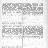 2118 - Page 2067 - Partie professionnelle. Bulletin de l’Actualité. Un médecin assistant des hôpitaux peut-il bénéficier de certaines lois sociales ?