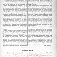 2120 - Page 2069 - Partie professionnelle. L'actualité professionnelle. Informations judiciaires. La Cour de Cassation et le Conseil d’État ne sont pas d’accord sur la responsabilité des médecins des hôpitaux publics / Bibliographie. Nuptialité et Natalité, par Docteur L. Robert, Imprimerie H. Gaignault et fils