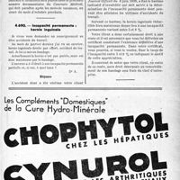 2126 - Page XXXVII-2075 - Correspondance. Accidents et maladies professionnelles. Fourniture des appareils de prothèse dentaire aux victimes des maladies professionnelles / Incapacité permanente : hernie inguinale