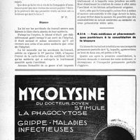2127 - Page 2076-XXXVIII - Correspondance. Accidents et maladies professionnelles. Formalités à remplir en cas de changement de médecin par un accidenté du travail / Frais médicaux et pharmaceutiques postérieurs à la consolidation de la blessure