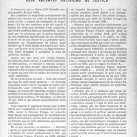 2156 - Page 2105 - Partie professionnelle. Bulletin de l’Actualité. Le respect du secret professionnel deux récentes décisions de justice