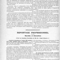 2159 - Page 2108 - Partie professionnelle. Bulletin de l’Actualité. Organisation et fonctionnement de l'aviation sanitaire en temps de guerre / Reportage professionnel. Nouvelles et Informations. Journée du rhumatisme du 7 octobre 1939 organisée par la Ligue français contre le rhumatisme / IVe Congrès international de la Société européenne de chirurgie structive