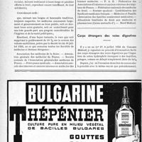 2161 - Page 2110-XXXVI - A travers l’officiel. Centre de liaison des oeuvres d'entr'aide médicale / Corps étrangers des voies digestives