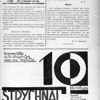 2164 - Page XXXIX-2113 - Correspondance. Application des tarifs d'honoraires. a) Accidents du Travail. Sur «l’accord» en vue d’un traitement radiologique ou analogue [Dr F. Decourt]