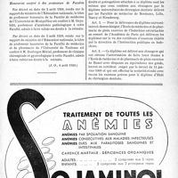 2178 - Page IX-2127 - A travers l’officiel. Assurances sociales / Enseignement de la médecine