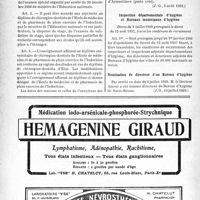 2179 - Page 2128-X - A travers l’officiel. Enseignement de la médecine / Hôpitaux psychiatriques / Inspection départementale d’hygiène et Bureaux municipaux d’hygiène / Nomination de directeur d’un Bureau d’hygiène