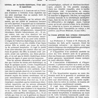 2192 - Page 2141 - Partie scientifique. L’actualité scientifique. La Presse. Infection, par les bacilles diphtériques, d’une plaie de laparotomie [(La Presse Médicale, 13 mai 1939.)] / La tension artérielle dans certaines néphropathies gravidiques avec hypertension [(Revue français de gynécologie, juin 1939.)]