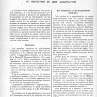 2197 - Page 2146 - Partie professionnelle. Bulletin de l’Actualité. Qualification des spécialités médicales et protection de leur qualification