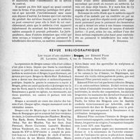 2201 - Page 2150 - Partie professionnelle. L'actualité professionnelle. Informations judiciaires. Le malade est-il toujours tenu au paiement des soins dont il a bénéficié ? / Revue bibliographie. Les villes d’art célèbres : Bruges, par Edmond Pilon, H. Laurens, éditeur, Paris VIe) [P. Douriez] [J. Noir]
