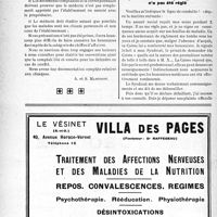 2205 - Page 2154-XXXVI - A travers l’officiel. Cliniques — Maisons de santé Taxe à la production — Contribution d'armement / Correspondance. Assurances sociales. Paiement de l’assuré par sa Caisse, alors que le praticien n’a pas été réglé