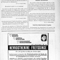 2222 - Page XIII-2171 - A travers l’officiel. Enseignement de la médecine / Hôpitaux psychiatriques / Inspection départementale d’hygiène