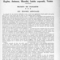 2238 - Page 2187 - Partie professionnelle. Bulletin de l'Actualité. Les oeuvres médicales