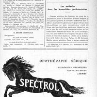 2246 - Page XLI-2195 - A travers l’officiel. Service de santé / Les médecins dans les Assemblées parlementaires