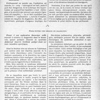 2276 - Page 2225 - Partie scientifique. Travaux originaux. La clinique au goût du jour. Quand un syndrome abdominal aigu masque une affection thoracique, d’après les Docteurs R. Couvelaire et Y. Adle. Le « coup nul », et surtout dangereux, d’une intervention d’urgence / Pour éviter une erreur de diagnostic: