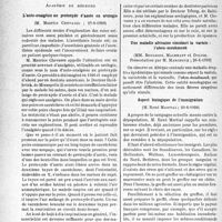 2279 - Page 2228 - Partie scientifique. L'actualité scientifique. Les Sociétés Savantes. Paris. Académie de médecine. L’auto-analgésie au protoxyde d’azote en urologie,, (27-6-1939) / Une maladie africaine simulant la variole : l’abou-moukmouk, (20-6-1939) / Aspect biologique de l’immigration, (20-6-1939)