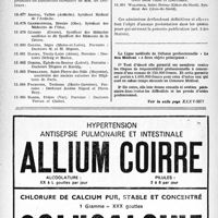 2311 - Page 2260-XIV - A travers l’officiel. Ligue médicale de défense professionnelle, « Le Sou Médical »