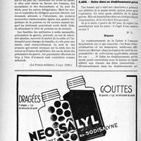 2329 - Page 2278-XXXVI - A travers l’officiel. Délégation de solde des militaires de carrière ou de réserve mobilisés / Correspondance. Application des tarifs d’honoraires. a) Accidents du Travail. Soins dans un établissement privé