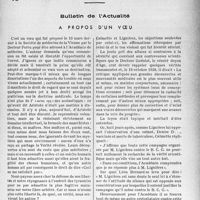 2360 - Page 2309 - Partie professionnelle. Bulletin de l’Actualité. A propos d’un vœu