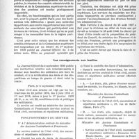 2367 - Page 2316 - Partie professionnelle. Documentation du temps de guerre. La situation des réformés des classes mobilisables [G. Laûx] / La révision des pensions est suspendue / Les renseignements aux familles