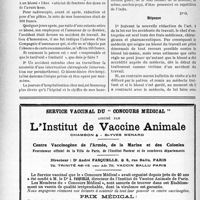2377 - Page 2326-XL - Correspondance. Accidents. L’état antérieur dans les accidents du travail / 1° Action du médecin traitant contre le blessé ; 2° Suppression du « tout compris »