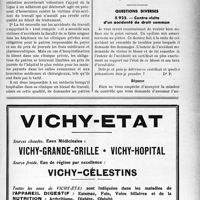 2378 - Page XLI-2327 - Correspondance. Accidents. 1° Action du médecin traitant contre le blessé ; 2° Suppression du « tout compris » / Questions diverses. Contre-visite d’un accidenté de droit commun