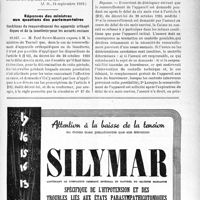 2402 - Page XXV-2349 - A travers l’officiel. Croix-Rouge. Réponses des ministres aux questions des parlementaires. Conditions du renouvellement des appareils orthopédiques et de la lunetterie pour les assurés sociaux