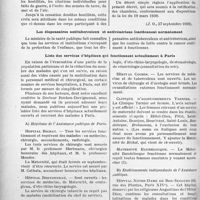 2457 - Page 2402 - Partie professionnelle. Documentation du temps de guerre. Décret du 26 septembre 1939 portant création d’une Croix de Guerre / Les dispensaires antituberculeux et antivénériens fonctionnent normalement / Liste des services d’hôpitaux qui fonctionnent actuellement à Paris