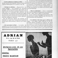 2474 - Page XI-2419 - Dernières nouvelles. Académie de chirurgie / Société médicale des hôpitaux de Paris / Doctorat en médecine / Cité universitaire de Paris / Dans les pharmacies / Les médecins civils requis pour la défense passive