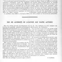 2484 - Page 2429 - Partie scientifique. Travaux originaux. Notions élémentaires sur l’anesthésie en chirurgie de guerre, Par J. de Fourmestraux. Le nanisme congénital, par le Professeur P. Lereboullet / Sur les accidents de l’aviation aux hautes altitudes [P. Lacroix]
