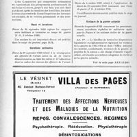 2515 - Page 2460-XII - A travers l’officiel. Assurances sociales / Baux et locations / Questions militaires / Victimes de la guerre actuelle