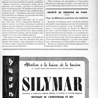 2546 - Page XXXV-2483 - A travers l’officiel. Association générale des médecins de France / Société de médecine de Paris. Pour les Médecins praticiens non mobilisés