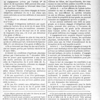 2570 - Page 2507 - Partie professionnelle. Documentation du temps de guerre. Instruction pour l’application du décret du 22 septembre 1939 relatif aux engagements des français en temps de guerre dans les troupes métropolitaines de l’armée de terre
