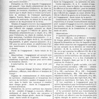 2573 - Page 2510 - Partie professionnelle. Documentation du temps de guerre. Instruction pour l’application du décret du 22 septembre 1939 relatif aux engagements des français en temps de guerre dans les troupes métropolitaines de l’armée de terre / Tableau annexe à l'instruction du 23 septembre 1939 relative aux engagements pour la durée de la guerre
