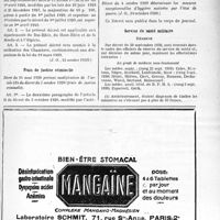 2574 - Page XXVII-2511 - A travers l’officiel. Baux et locations / Frais de justice criminelle / Hygiène / Service de santé militaire