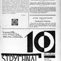 2586 - Page VII-2521 - Propos du jour. La guerre et la faillite de la morale / Renseignements