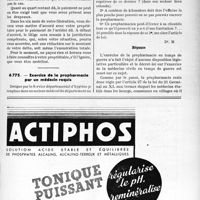 2616 - Page XXXVII-2551 - Correspondance. Divers. Réduction du loyer en faveur des mobilisés / Exercice de la pro pharmacie par un médecin requis
