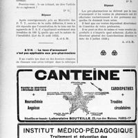 2621 - Page 2556-XLII - Correspondance. Fiscalité. Exonération de la taxe sur les appareils de T. S. F / La taxe d’armement n’est pas applicable aux pro-pharmaciens