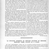 2645 - Page 2578 - Partie professionnelle. Bulletin de l’Actualité. Les médecins mobilisés peuvent-ils faire de la clientèle civile ? / La situation anormale de certains Docteurs en médecine, mobilisés comme soldats de 2e classe