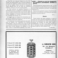 2657 - Page 2588-XLVI - Correspondance. Questions diverses. Que faire des honoraires qu'on peut donner à un mobilisé / Fiscalité. Patente en cas de changement de résidence provisoire pendant la guerre