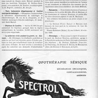2686 - Page XXXV-2615 - Dernières nouvelles. Bibliothèque de la Faculté de médecine de Paris / Société d’ophtalmologie de Paris / Paris. Laboratoire départemental et Institut municipal de radiologie / Hôpitaux de Londres / La médecine civile pendant la guerre, en Allemagne / Naissances / Nécrologie [Docteurs Rieffel, Alphonse Debuchy, F. Boyer, J. Berchoud]