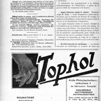2773 - Page 2692-VIII - Renseignements / Dernières nouvelles. Clinique ophtalmologique de l’Hôtel-Dieu / Ligue français contre le cancer / Société français de cardiologie